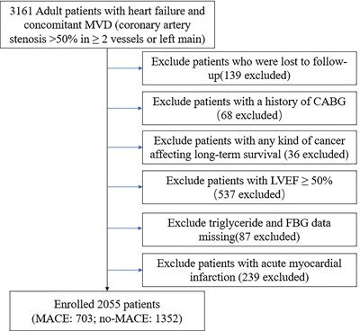 Prognostic significance of the triglyceride-glucose index for patients with ischemic heart failure after percutaneous coronary intervention
